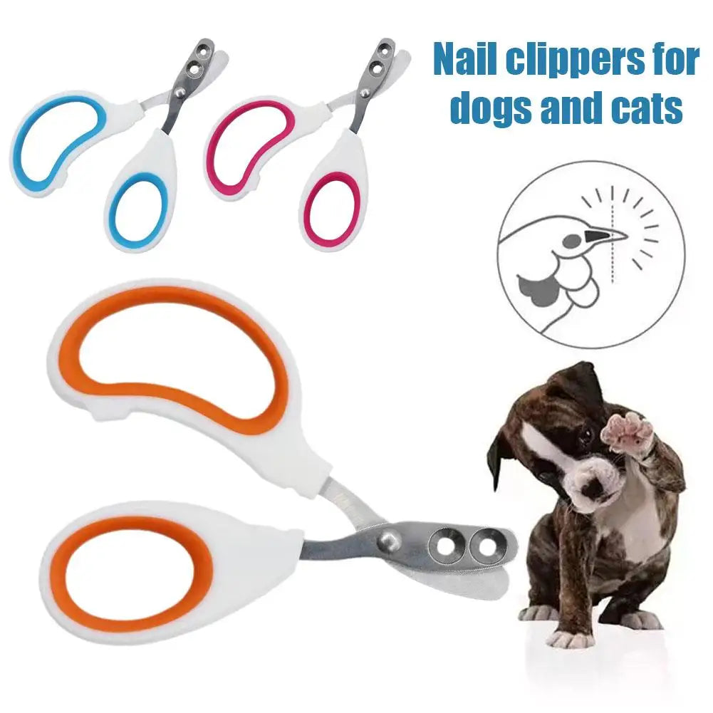 Cat Nail Clippers For Small Cat Dog Double-hole Puppy Claws Cutter Pet Nail Grooming Clippers Trimmer Cat Claw Scissors G7G8