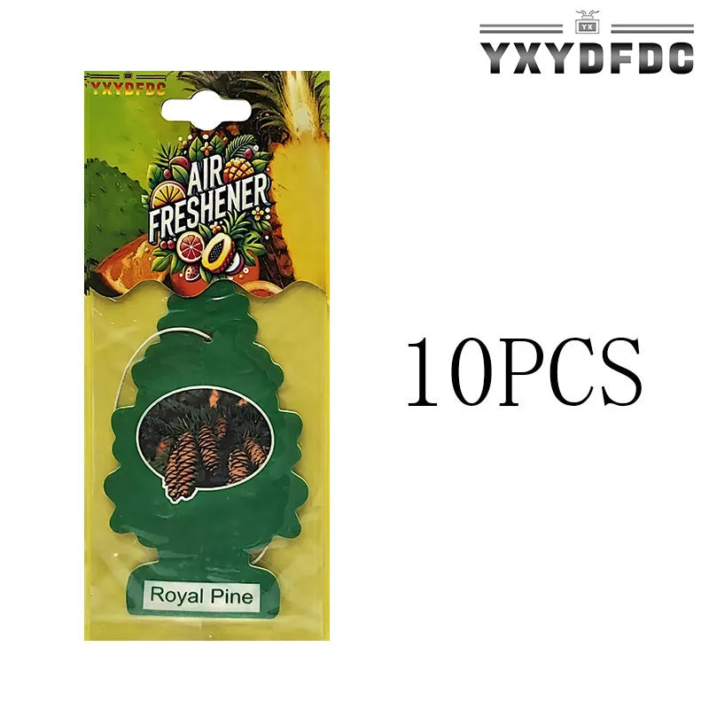 YXYDFDC Car Air Freshener Natural scented tea paper Auto Hanging perfume fragrance christmas tree car accessories interior