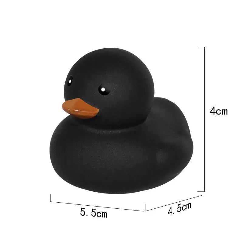Little Yellow Duck Small Swimming Ring Decorative Ornaments Fashion Style Milk Tea Shop Gifts Toys Accessories Wholesale