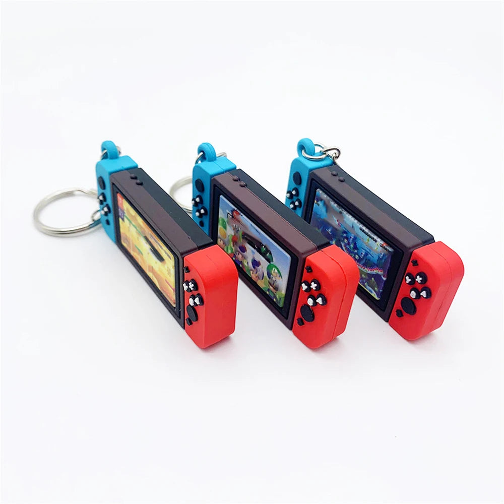 ZUIDID For Switch Keychains Keyring Charm Bag Pendant for NS Game Key Chains Toys Accessory Birthday Gifts
