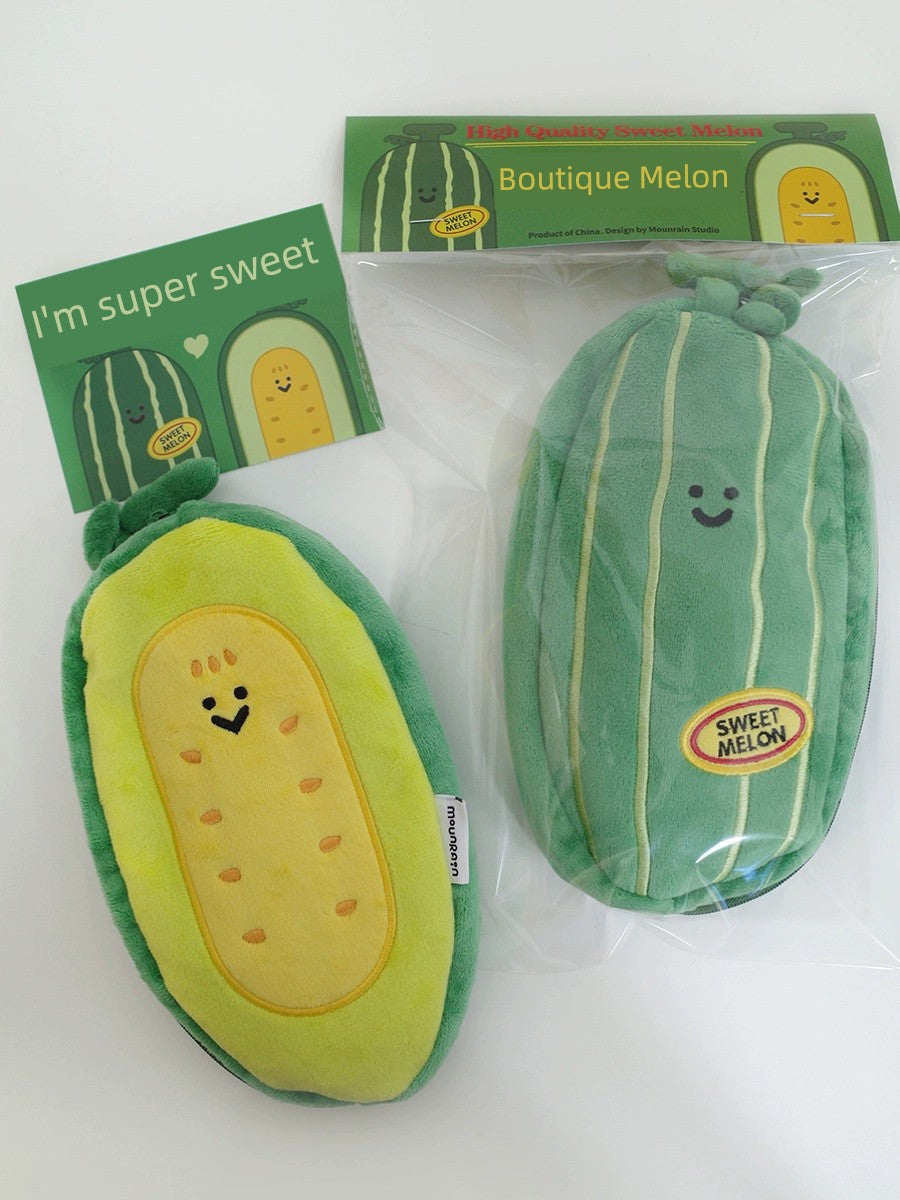 Original Melon Stuffed Vegetable K-style Funny Pencil Case