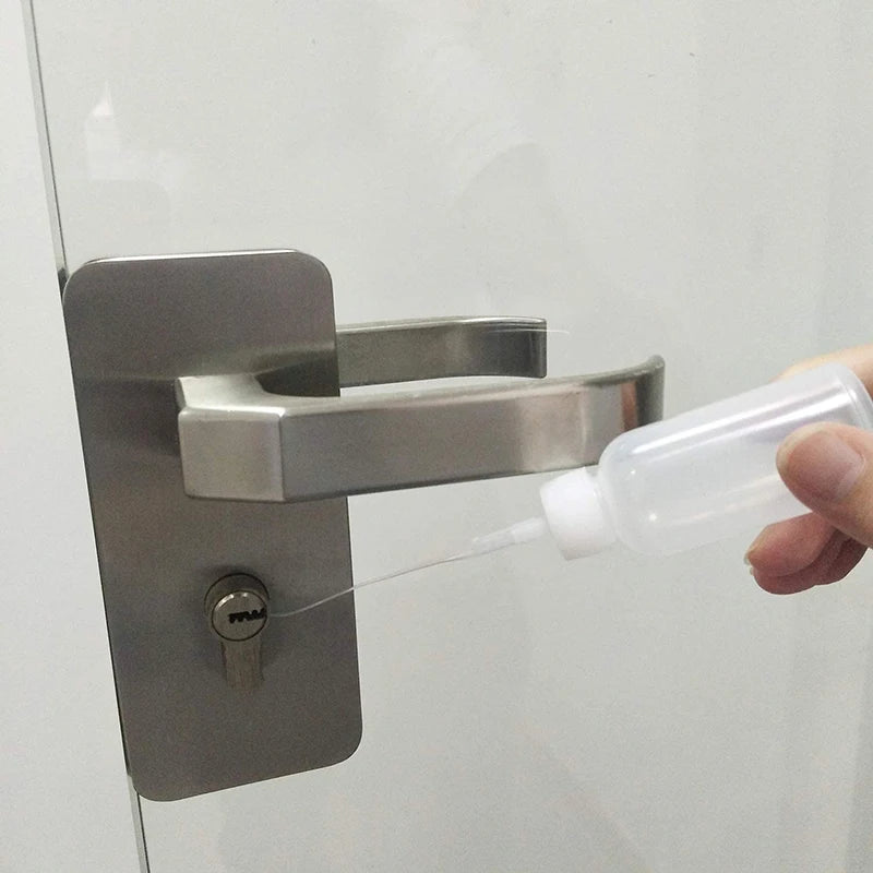 100Pcs Glue Micro-Tips Plastic Glue Bottle 502 Glue Rubber Hose Rubber Drip Tube Mouse Tail Dispensing Needle Dispensing Hose
