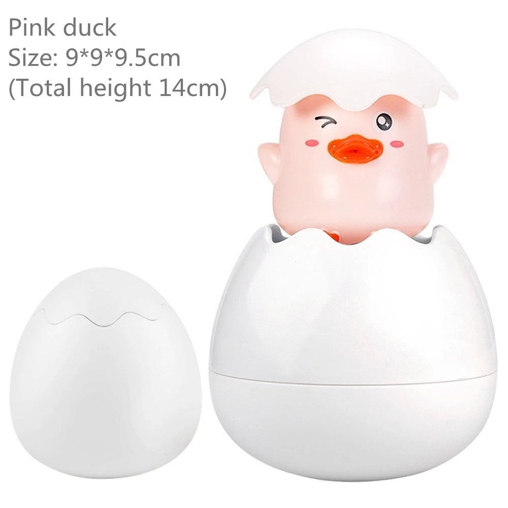 Baby Bathing Toy Kids Cute Duck Penguin Egg Water Spray Sprinkler Bathroom Sprinkling Shower Swimming Water Toys Kids Gift