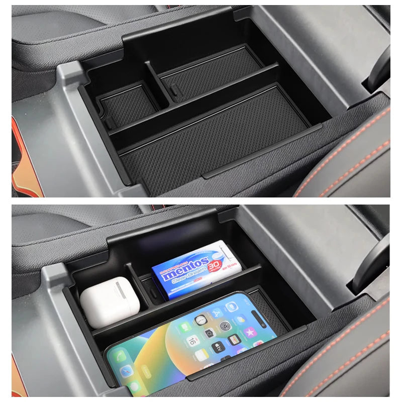 For BYD Shark 2024 2025 Center Console Armrest Storage Box Car Tray Organizers Cup holder protective cover Accessories Tidying