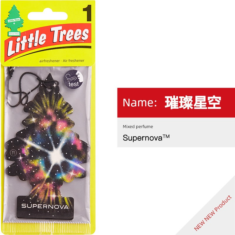 American Small Tree Jasmine Scented Green Tea Car Aromatherapy High-End Car Essential Oil Perfume Pendant Interior Decoration Supplies Car Interior Lasting Suit