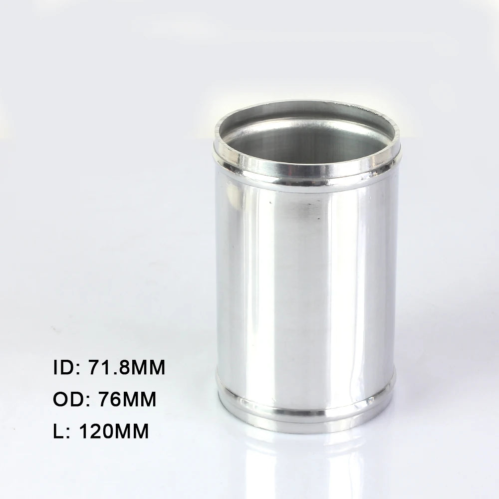Universal Aluminum Tube 51mm 57mm 63mm 70mm 76mm Turbo Engine Connector Adapter Joiner 120mm Length Alloy Air Cold Intake Pipe