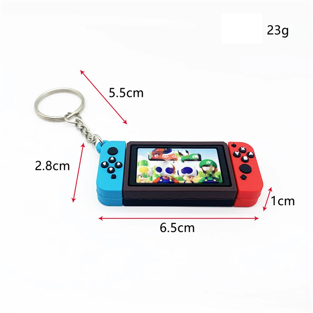 ZUIDID For Switch Keychains Keyring Charm Bag Pendant for NS Game Key Chains Toys Accessory Birthday Gifts