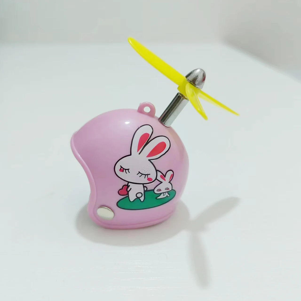Yellow Black Rubber Duck Animal Pattern Helmet with Propeller for Car Bike Handle Bar Decoration Rubber Squeeky Duckling Duckies