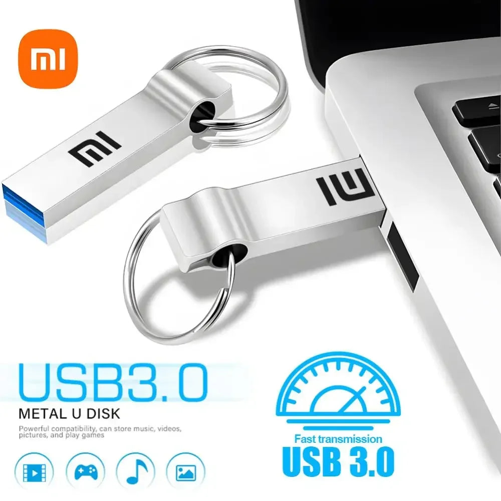 Xiaomi U Disk 2TB USB 3.0 Type-C Interface 1TB Usb Drive SSD Mobile Phone Computer Mutual Transmission Portable USB Memory