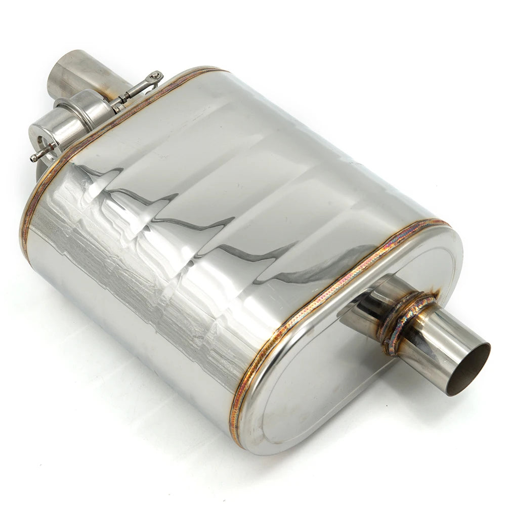 2"/2.5"/2.75"/3'' Inch Exhaust Muffler With Dump Vacuum Valve Stainless Steel Exhaust Cutout Remote Control Set Pump Controller