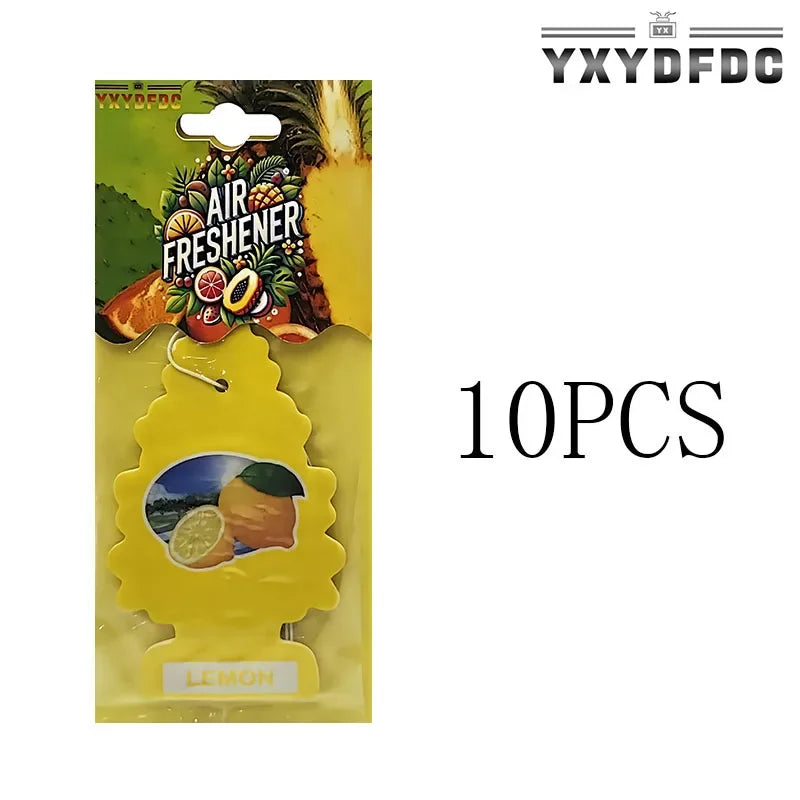 YXYDFDC Car Air Freshener Natural scented tea paper Auto Hanging perfume fragrance christmas tree car accessories interior