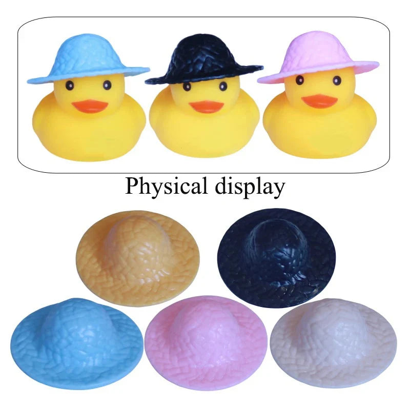 Little Yellow Duck Small Swimming Ring Decorative Ornaments Fashion Style Milk Tea Shop Gifts Toys Accessories Wholesale