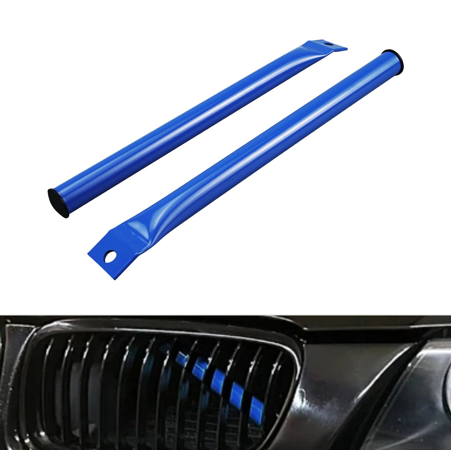 BEVINSEE Front Kidney Braces Grill Kidney struts for BMW 3 series E90 E91 E92 E93 325i 328i 330i 335i 2006-2013
