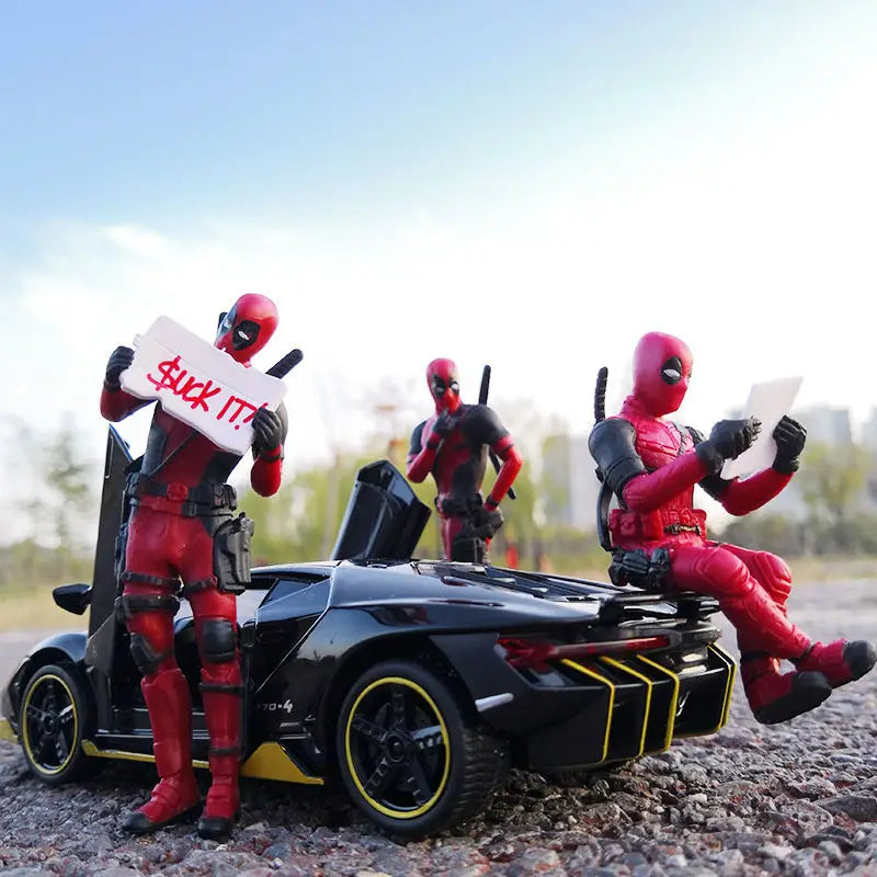 10 Styles Optional Car Interior X-man Deadpool Auto Dashboard Rearview Mirror Decoration Figure Humorous Funny Anime Gifts