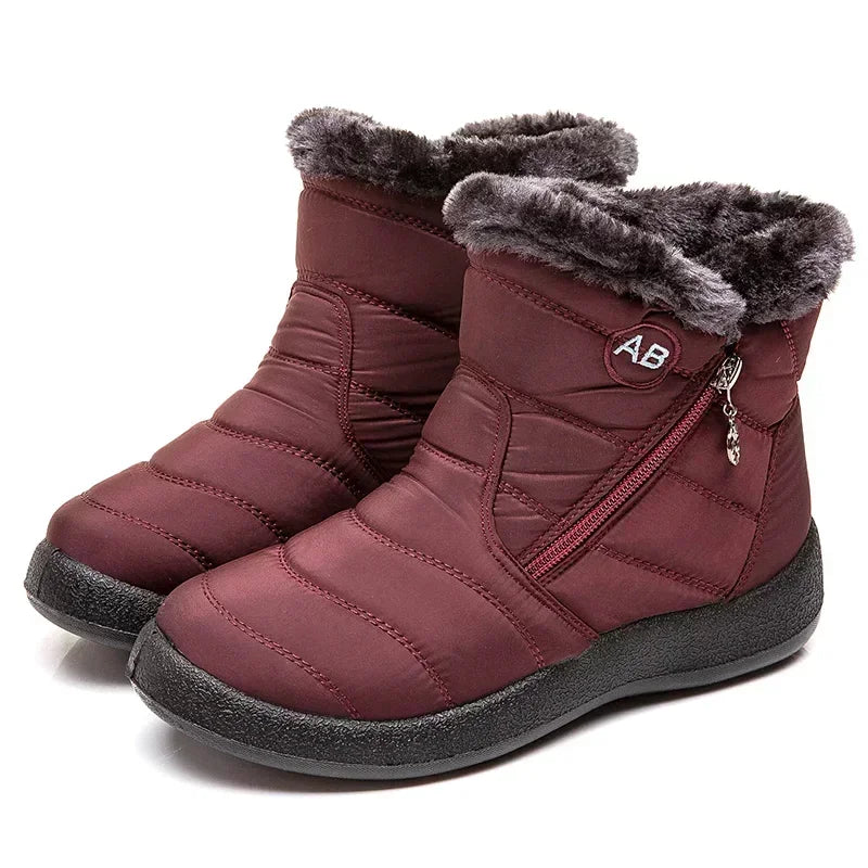 2024 New Waterproof Women Boots Winter Snow Boots for Women Winter Shoes Daily Casual Lightweight Cotton Shoes Ankle Botas Mujer
