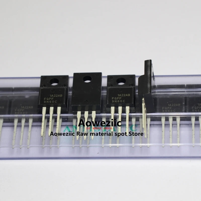 Aoweziic 100% Best Quality FQPF9N60C FQPF9N60 9N60C TO-220F MOSFET 9A 600V (Taiwan Manufacturer)