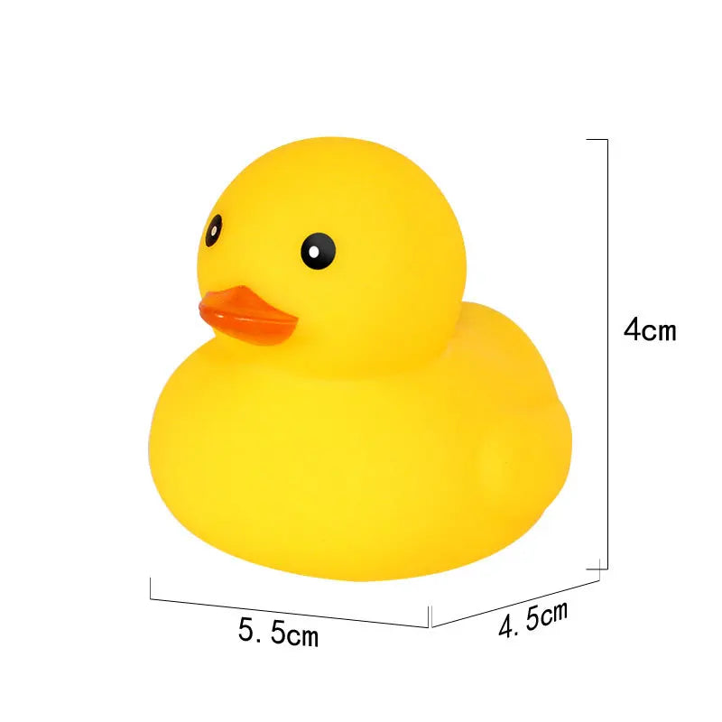 Car Decorative Ornaments, Duck, Little Yellow Duck, Bathing, Pinching and Squawking Little Duck, Children's Water Toy
