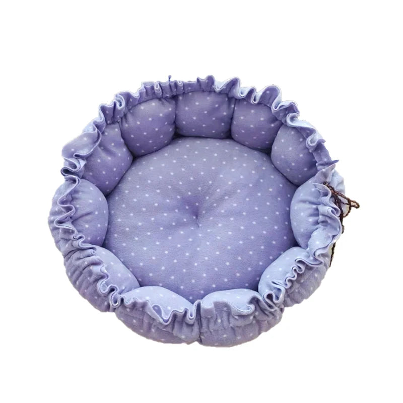 Creative Soft Warm Pet Bed Nest Dual-Use Adjustable Drawstring Pet Nest Bed Pet Cushion For Cats Puppies Pet Supplies