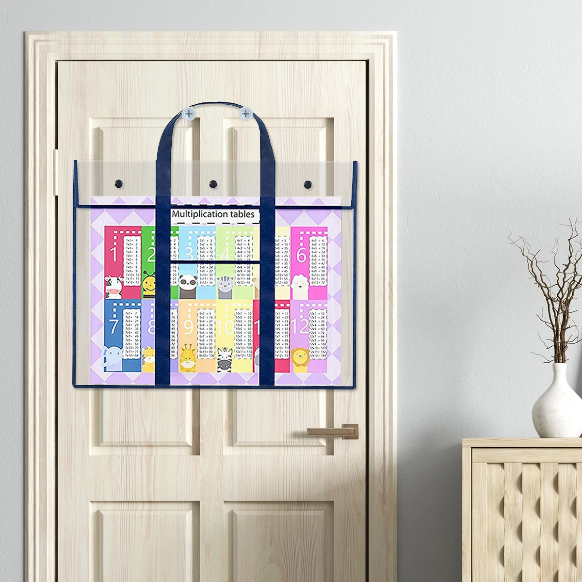 Art Portfolio Bag Art PVC Storage Pocket Large Poster Storage Bag Durable Large Capacity Art Portfolio Organizer with Pocket