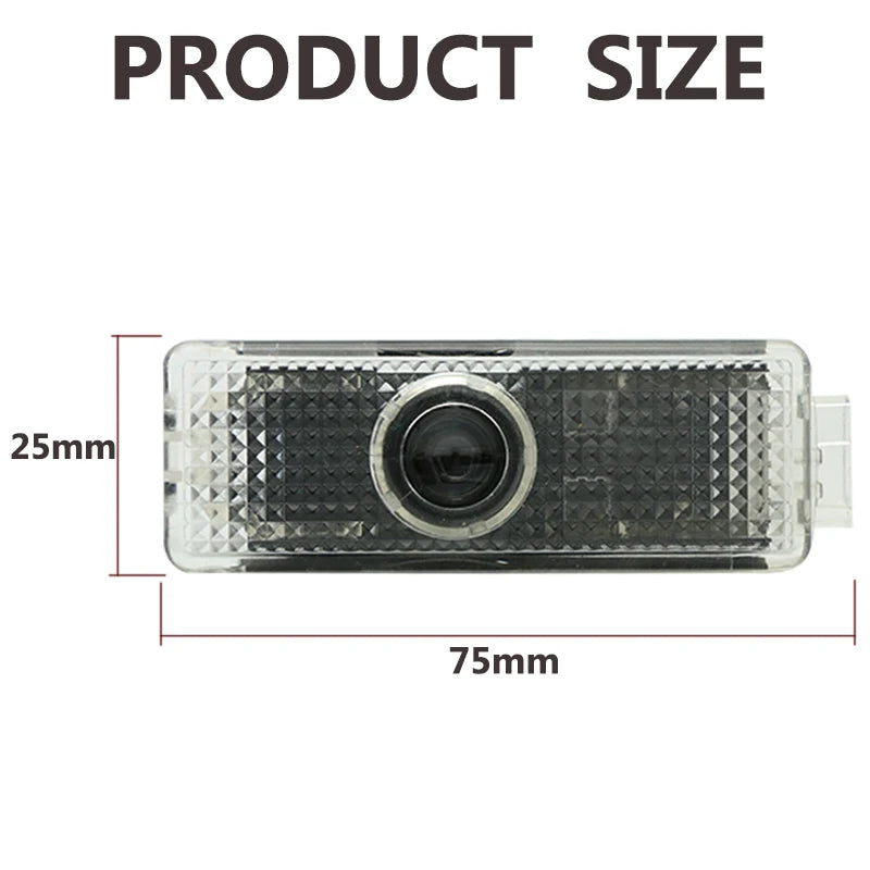Car Projector Door Emblem LED Lights For MINI Works R50 R52 R53 R56 R57 R58 Countryman R60 F55 F56 R5 R53 JCW Accessories