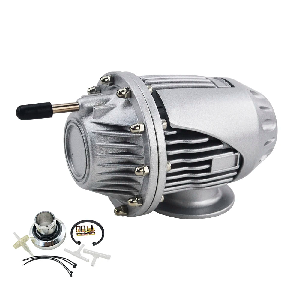 VR - UNIVERSAL BLOW OFF VALVE BOV SUPER SQV 4 IV SSQV 4 IV (Black or Silver) With PQY Sticker VR5730-MB