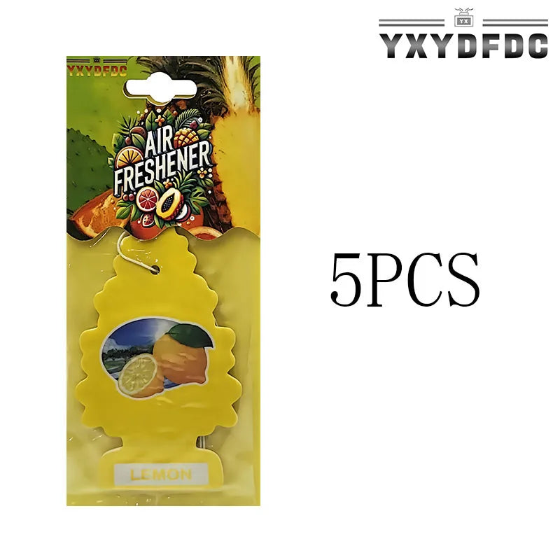 YXYDFDC Car Air Freshener Natural scented tea paper Auto Hanging perfume fragrance christmas tree car accessories interior