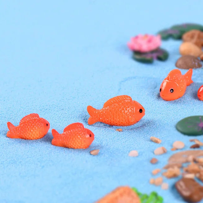 5pcs Miniature Animals Chick Sheep Turtle Puppy Fairy Garden Toy Aquarium Decoration Duck DIY Handicraft Accessories 1-3cm