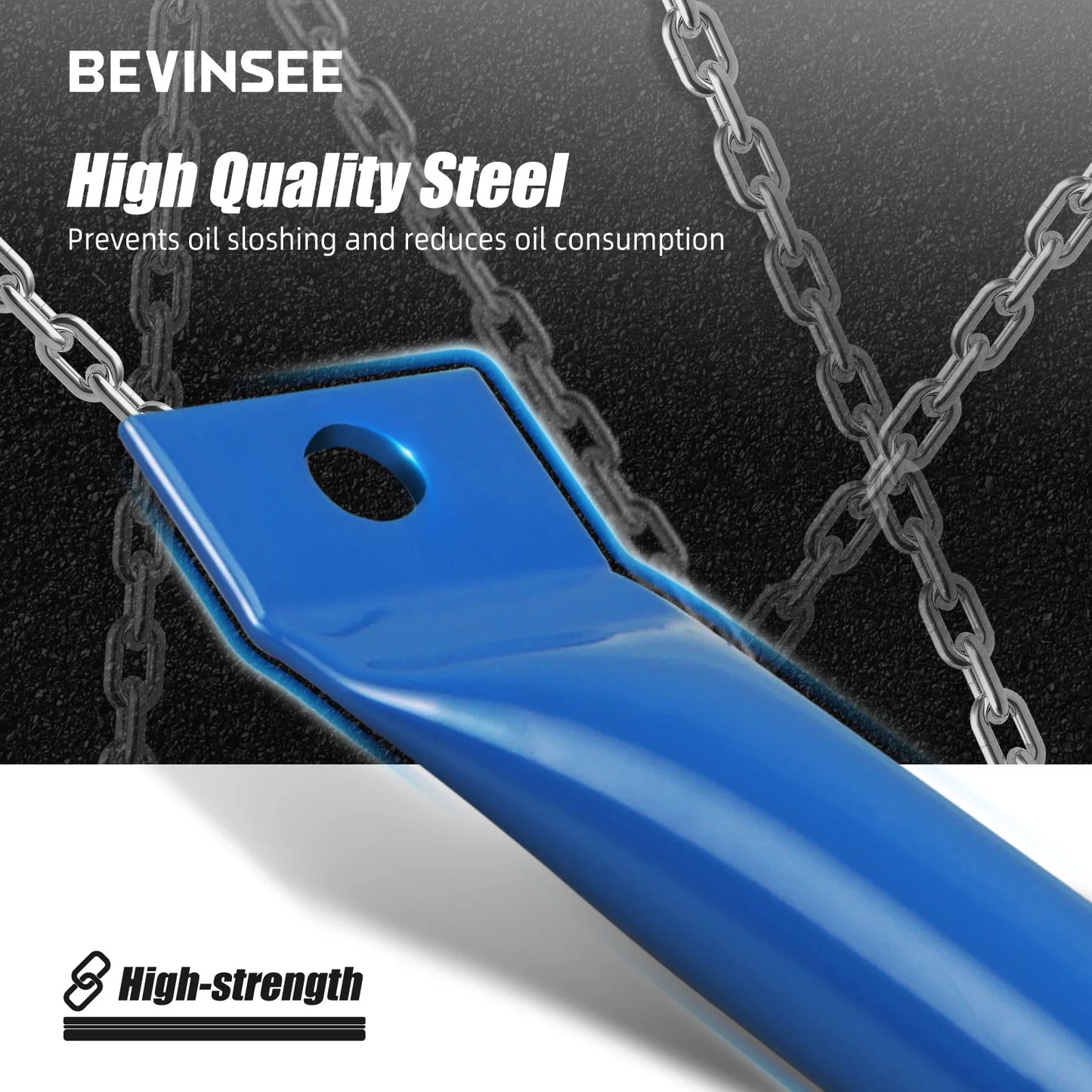 BEVINSEE Front Kidney Braces Grill Kidney struts for BMW 3 series E90 E91 E92 E93 325i 328i 330i 335i 2006-2013