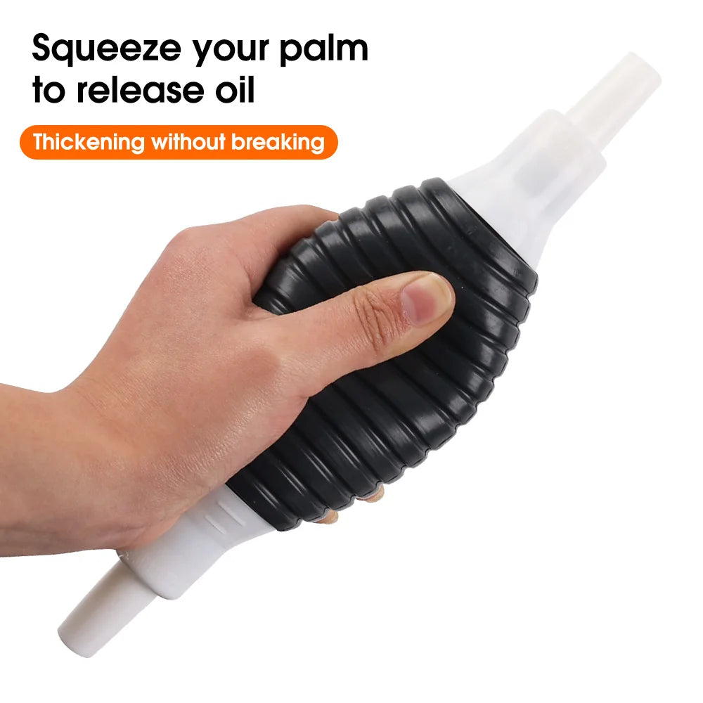 Universal Car Emergency Fuel Extractor Siphon Hose Manual Pressurised Self-priming Fuel Pump Car Engine Fuel Diesel Accessories