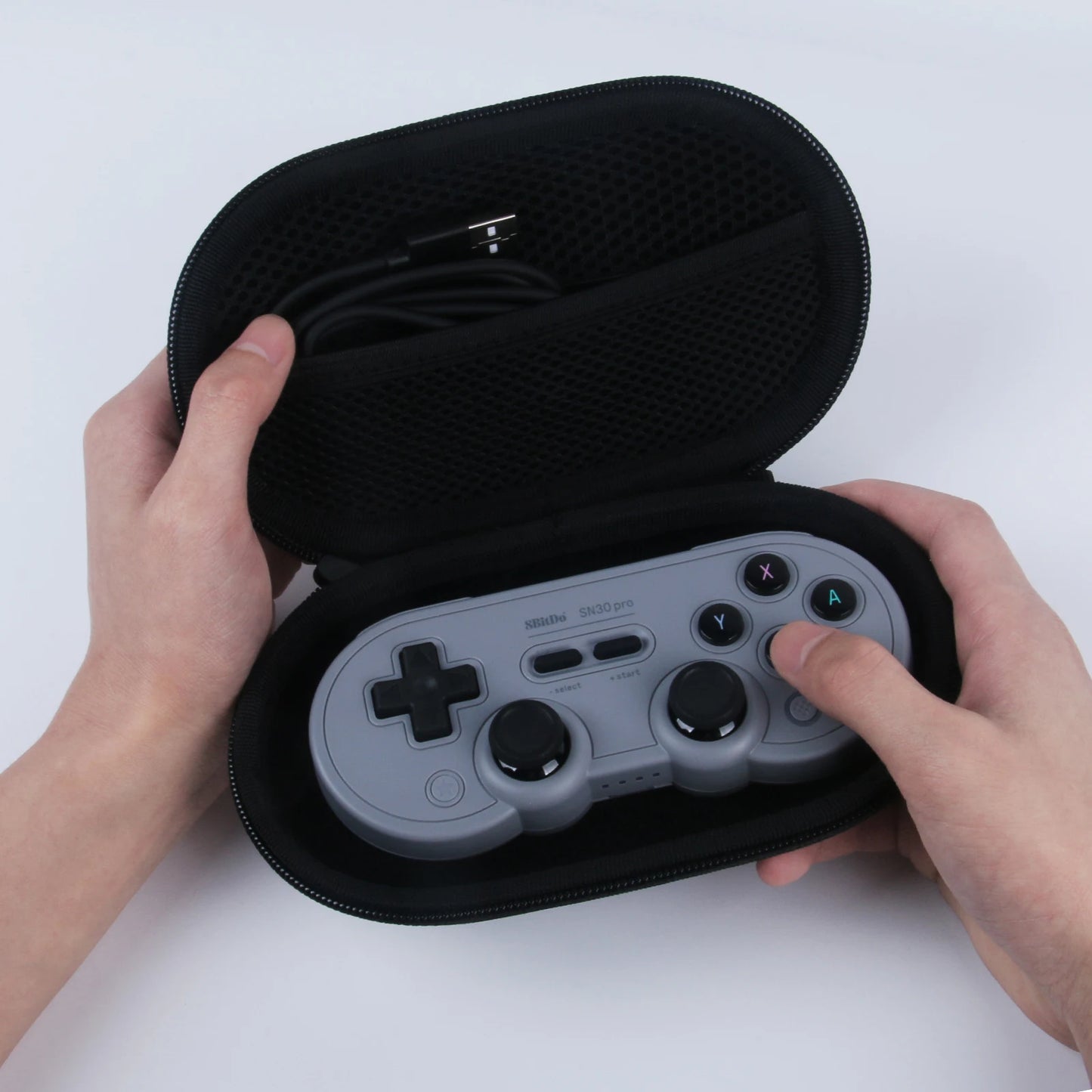 YOOPEO Gamepad Storage Box Protective Cover Portable Bag Carrying Case for 8Bitdo SF30 PRO SN30 PRO Game Controller Joystick