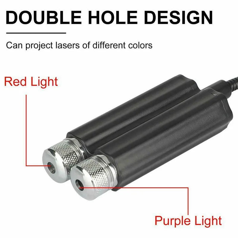 Car Roof Star Light Interior USB LED Starry Lights Atmosphere Projector Decoration Night Home Decor Galaxy Light Car Accessories