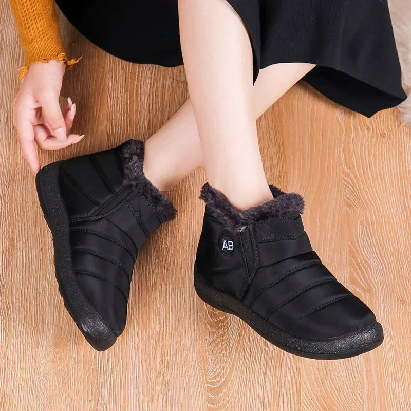 2024 New Waterproof Women Boots Winter Snow Boots for Women Winter Shoes Daily Casual Lightweight Cotton Shoes Ankle Botas Mujer