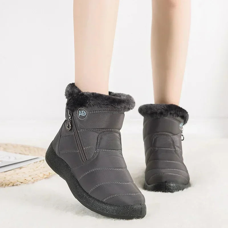 2024 New Waterproof Women Boots Winter Snow Boots for Women Winter Shoes Daily Casual Lightweight Cotton Shoes Ankle Botas Mujer