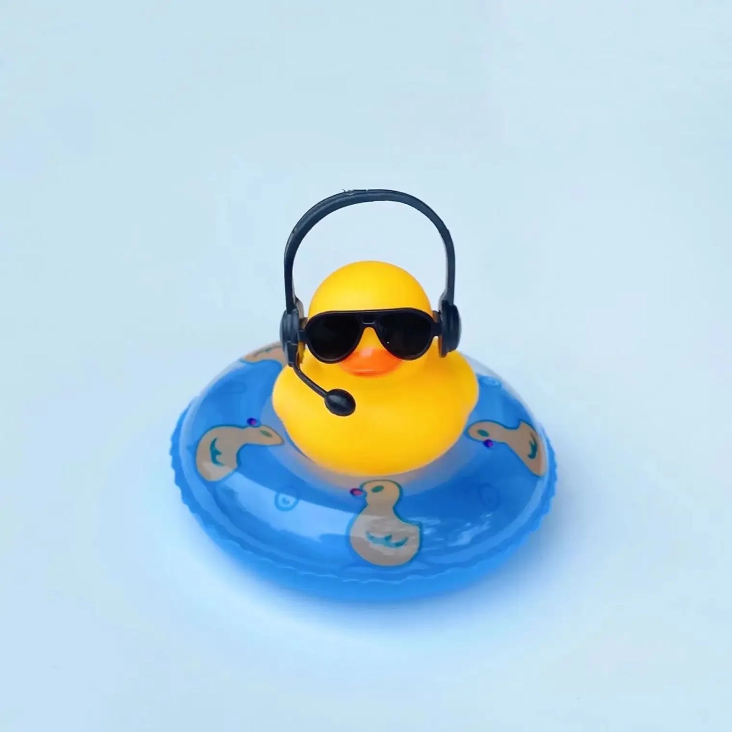 Mini Yellow Car Duck Rubber for Car Accessories Dashboard Toy Small Duck Car Decoration Interior Cute Ornaments