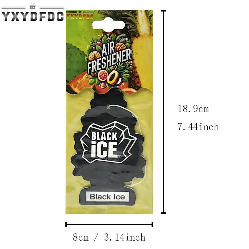 YXYDFDC Car Air Freshener Natural scented tea paper Auto Hanging perfume fragrance christmas tree car accessories interior