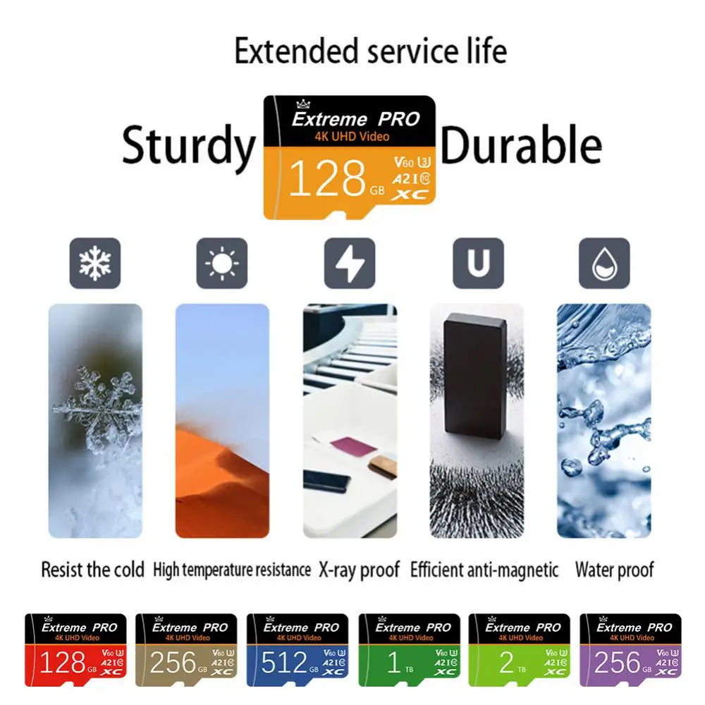 Class 10 Mini Sd Memory Card 2TB 1TB Micro TF SD Card 128GB Mobile Phone TF Flash Card Cartao De Memoria For Samsung Xiaomi PC