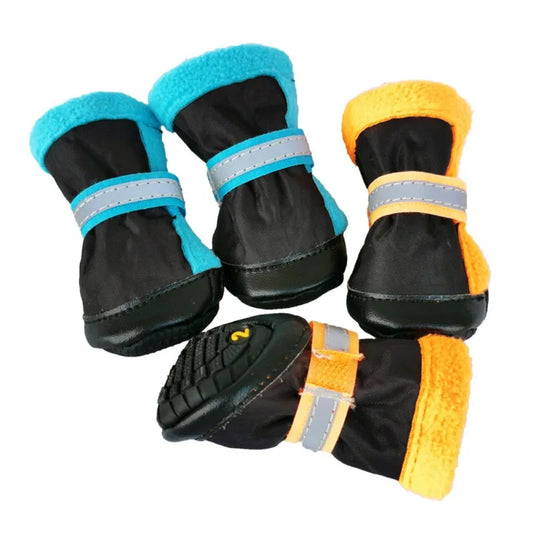 Dog Shoes for Small Dogs Reflective Dog Booties for Hardwood Floors Outdoor Paw Protector for Hot Pavement Winter Snow Walking