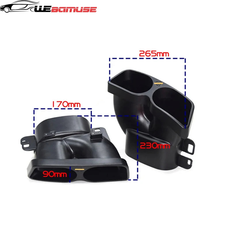 Car Exhaust Tip For Benz W205 W212 W213 W218 W222 CLS C E S Class Exhaust System Rear Muffler Tip Tailpipe Exhaust Tips Tailpipe