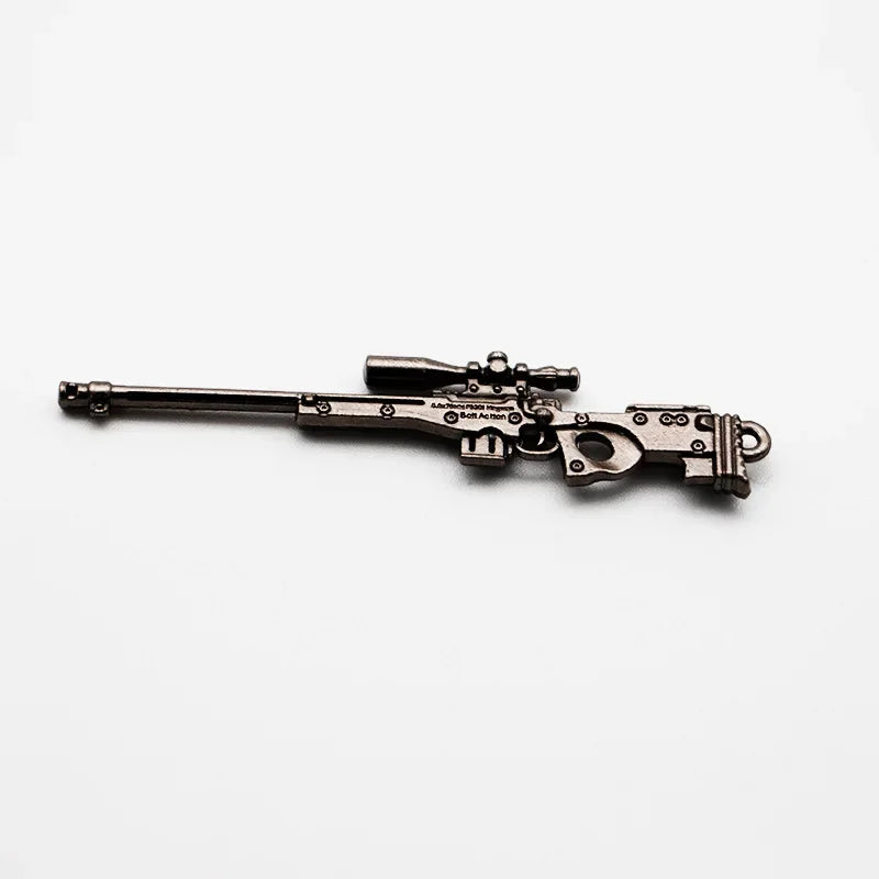 Wholesale Bike Car Yellow Rubber Duck Accessories Weapon Gold Black M416 AKM 98K AMW Duck Toy Bicycle Car Decoration Duckling