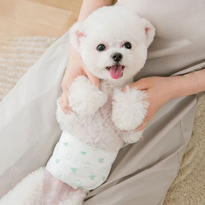 10Pcs Dog Diapers Super Absorption Physiological Pants Females Disposable Leakproof Nappies Diapers for Small Medium Dogs