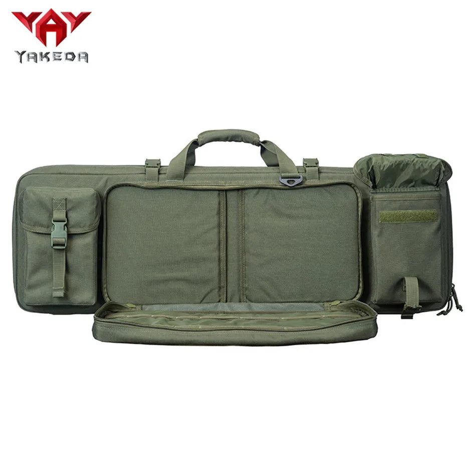 YAKEDA 1000D Multifunctional Tactical Gun Bag 36inch Backpack Handbag Camouflage Double Shoulder Waterproof Fishing Backpack