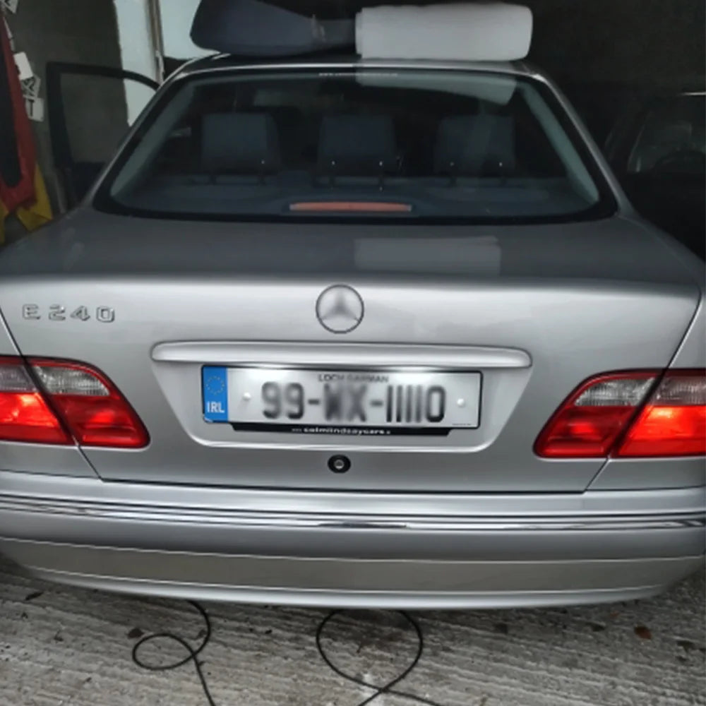 2pcs LED License Number Plate Light For Mercedes Benz E-Class E240 W210 C-Class W202 4Door Sedan Facelift FL 1997 1998 1999 2000