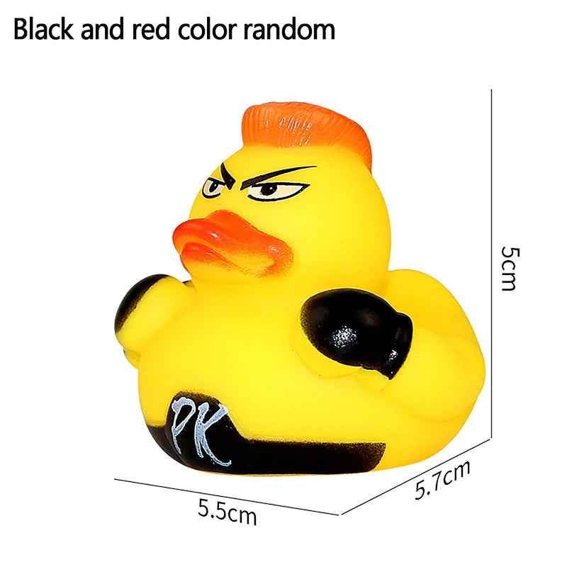 Creative Cute Sports Duck Toys Baby Bath Toys Rubber Ducks Summer Beach Pool Activity Floating Ducks Children Birthday Gifts
