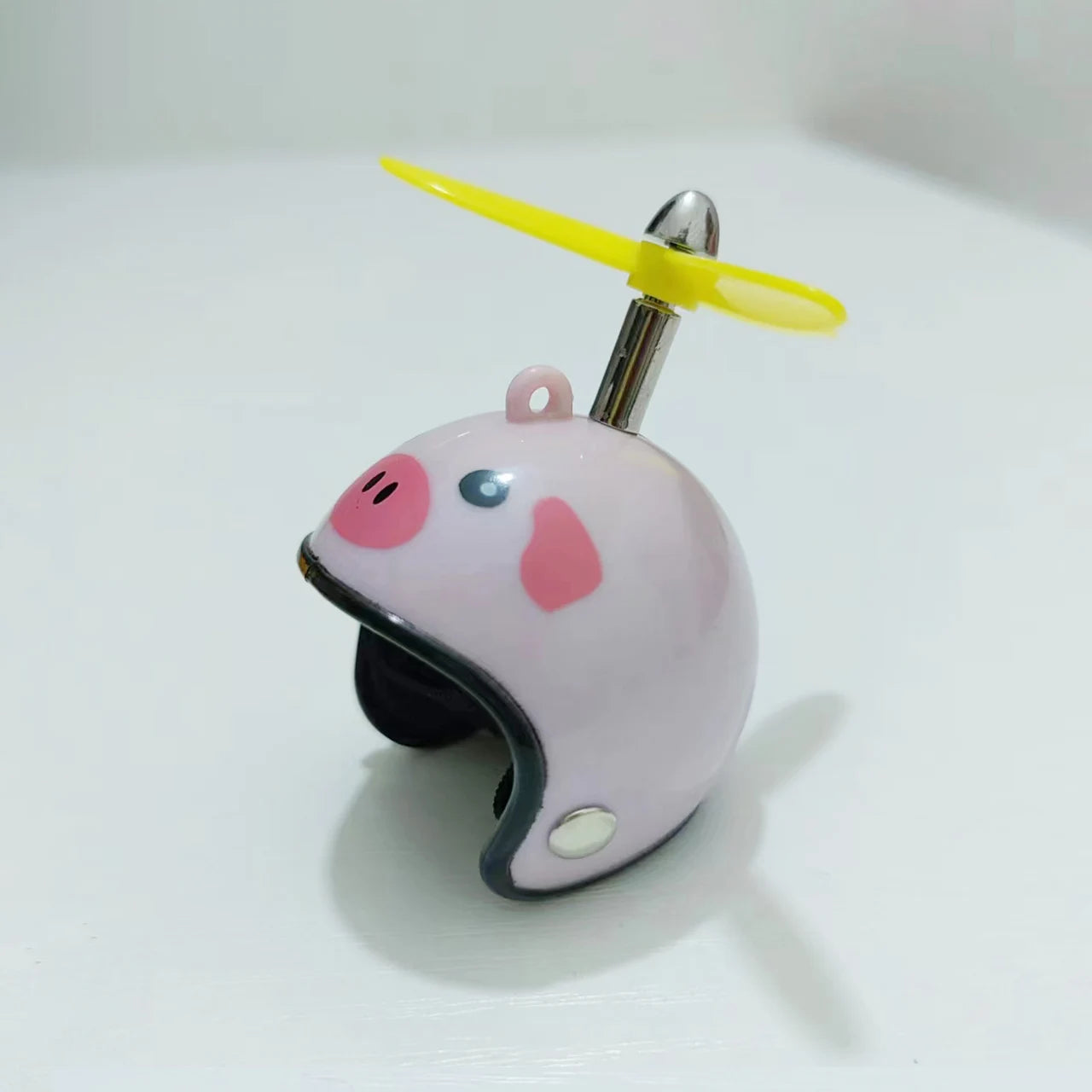 Yellow Black Rubber Duck Animal Pattern Helmet with Propeller for Car Bike Handle Bar Decoration Rubber Squeeky Duckling Duckies
