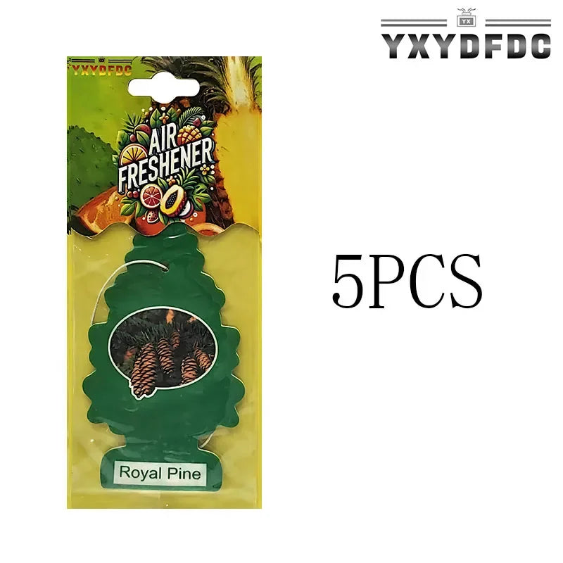 YXYDFDC Car Air Freshener Natural scented tea paper Auto Hanging perfume fragrance christmas tree car accessories interior