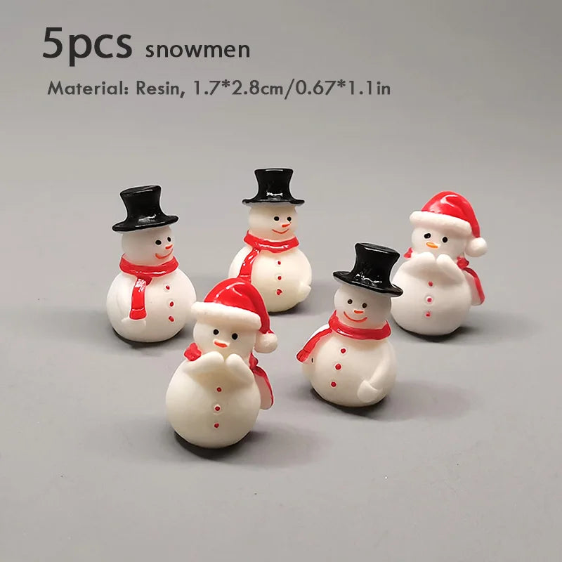 5pcs Miniature Animals Chick Sheep Turtle Puppy Fairy Garden Toy Aquarium Decoration Duck DIY Handicraft Accessories 1-3cm