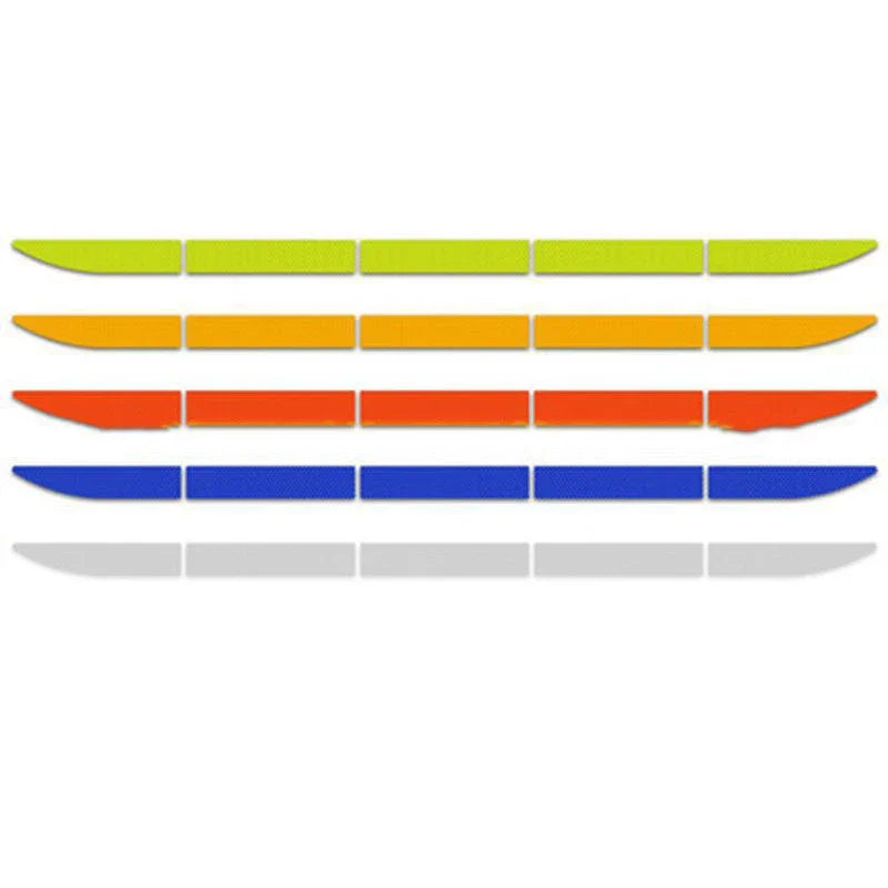 Car Trunk Reflector Sticker Night Safety Warning Tape Strips Anti Collision Car Reflective Stickers Auto Decoration Accessories