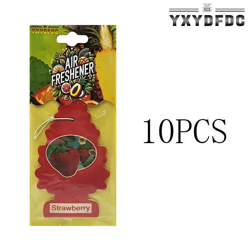 YXYDFDC Car Air Freshener Natural scented tea paper Auto Hanging perfume fragrance christmas tree car accessories interior