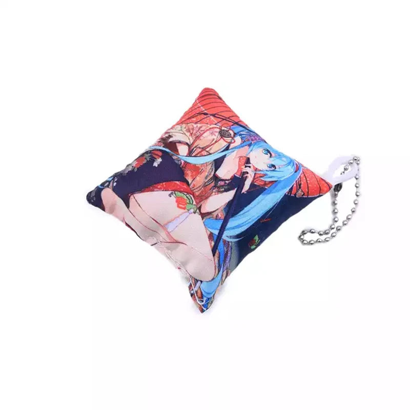 Custom Pillow Keychains Charms Personalized  for Women Girl Baby Gift Cartoon Cat Photo Car Llavero Customized Anime