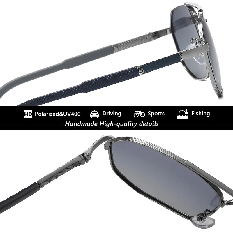 CoolPandas High Quality Hexagon Sunglasses Men 2022 New Fashion Driving Polarized Retro Polygon Outdoor Sun Glasses Male UV400